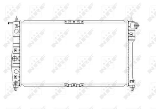 NRF Radiator, engine cooling (53649)