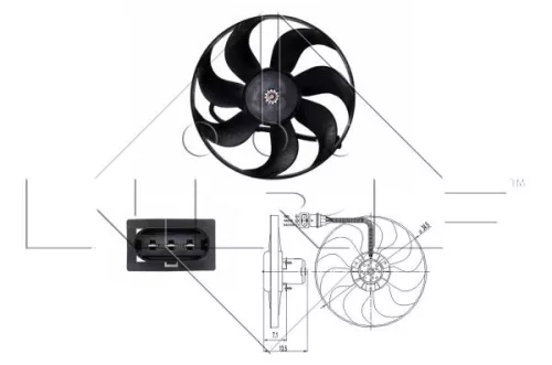 Fan, engine cooling