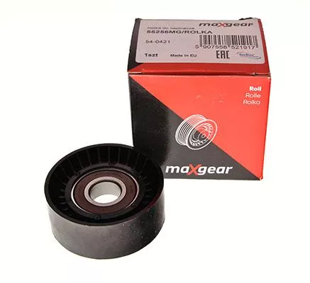 MAXGEAR Tensioner Pulley, V-ribbed belt (54-0421)