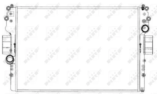 NRF Radiator, engine cooling (53614)
