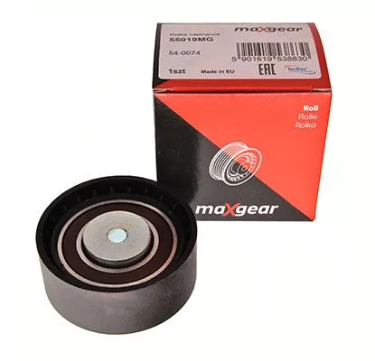 MAXGEAR Tensioner Pulley, V-ribbed belt (54-0074)