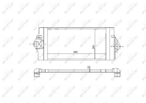 NRF Charge Air Cooler (30893)