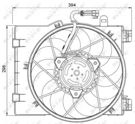 NRF Fan, engine cooling (47063)