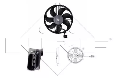 Fan, engine cooling