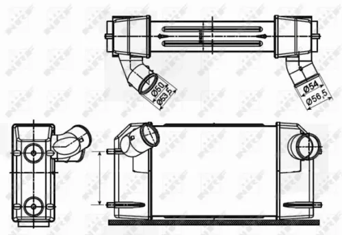 NRF Charge Air Cooler (30355)