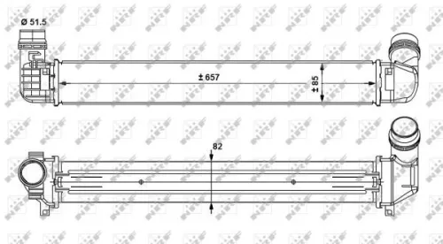 NRF Charge Air Cooler (30916)
