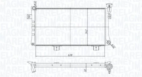 Radiator, engine cooling