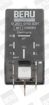 Relay, glow plug system