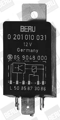 BorgWarner (BERU) Relay, glow plug system (GR031)