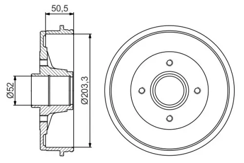 BOSCH Brake Drum (0 986 477 175)