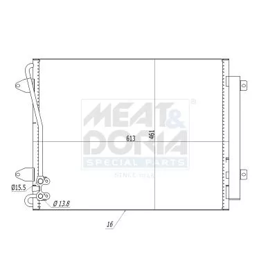 Condenser, air conditioning