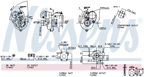 NISSENS Charger, charging (supercharged/turbocharged) (93060)