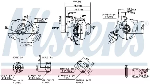 NISSENS Charger, charging (supercharged/turbocharged) (93249)