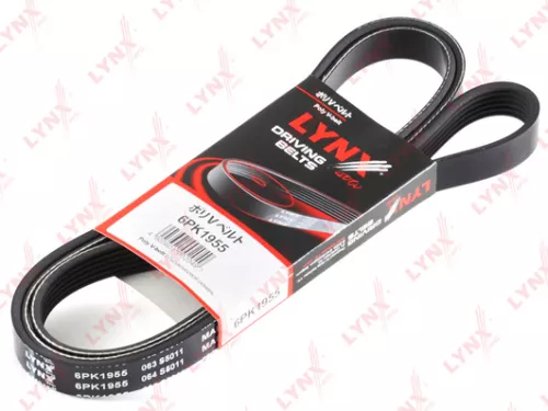 LYNXAUTO V-ribbed Belt (6PK1955)