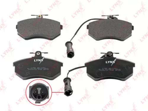 LYNXAUTO Disc brake pads, front (BD-1201)