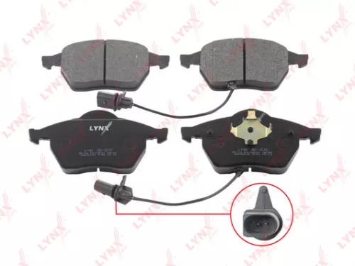 LYNXAUTO Disc brake pads, front (BD-1216)