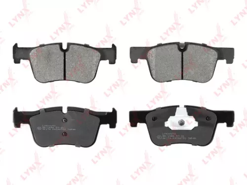 Disc brake pads, front