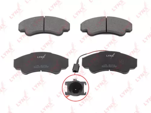 LYNXAUTO Disc brake pads, front (BD-2216)
