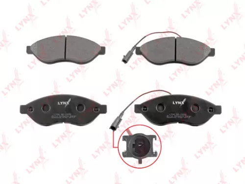 LYNXAUTO Disc brake pads, front (BD-2828)