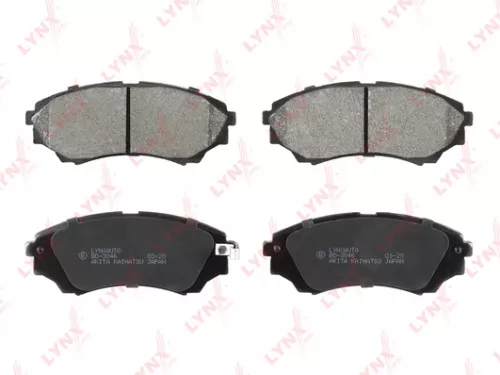 LYNXAUTO Disc brake pads, front (BD-3046)