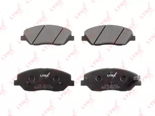LYNXAUTO Disc brake pads, front (BD-3615)