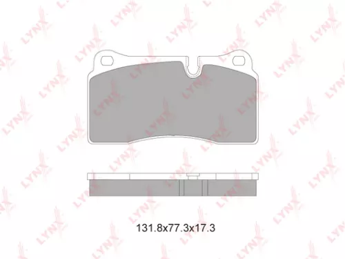 Disc brake pads, front