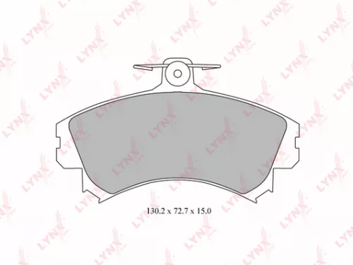LYNXAUTO Disc brake pads, front (BD-5526)