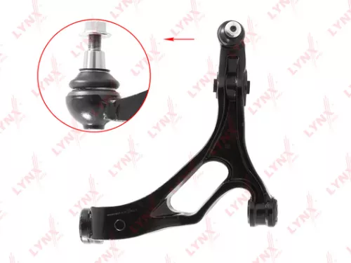 Control arm, front, lower, right