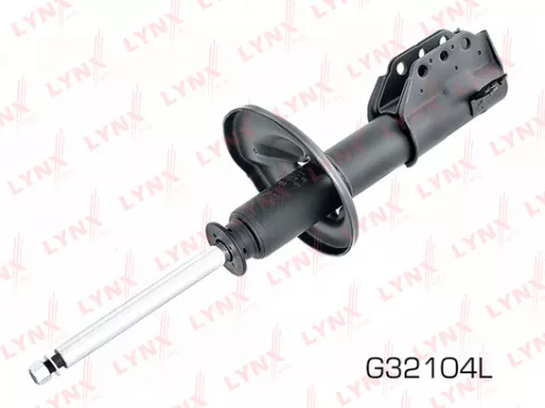 Shock absorber strut gas, left, front