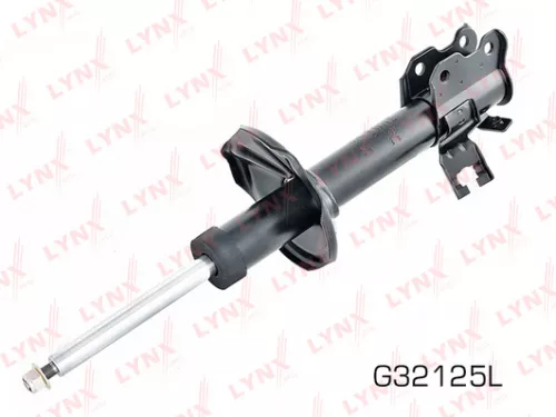 Shock absorber strut gas, left, front