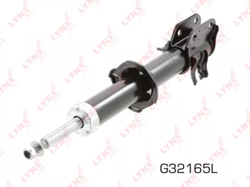 Shock absorber strut gas, left, front