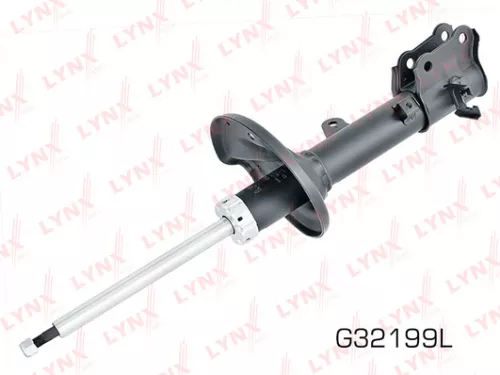 Shock absorber strut gas, left, rear