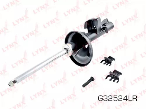 Shock absorber strut, gas, rear