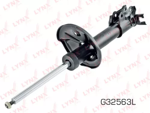 Shock absorber strut gas, left, rear