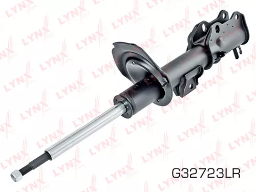 LYNXAUTO Shock absorber strut, gas, front (G32723LR)