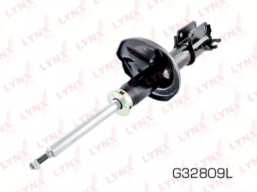 Shock absorber strut gas, left, front