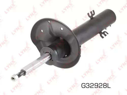 Shock absorber strut gas, left, front