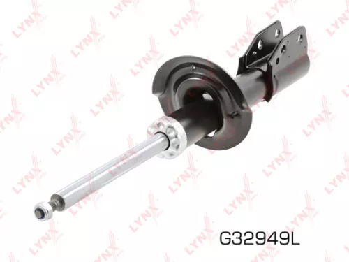 Shock absorber strut gas, left, front