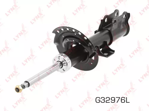 Shock absorber strut gas, left, front