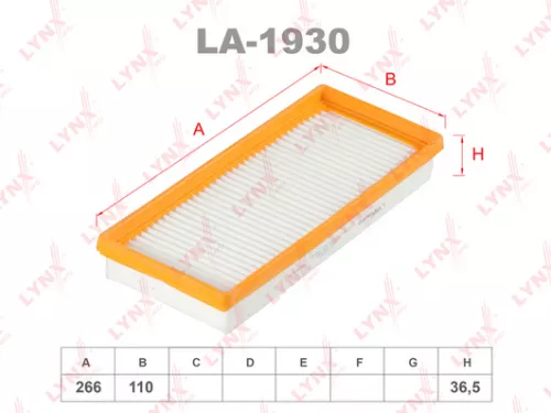 LYNXAUTO Air filter (LA-1930)