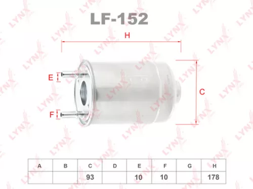 LYNXAUTO Fuel filter (LF-152)