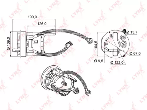 Fuel filter, in-tank