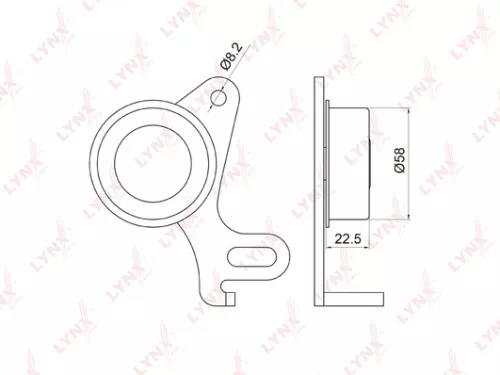Tension pulley, timing belt