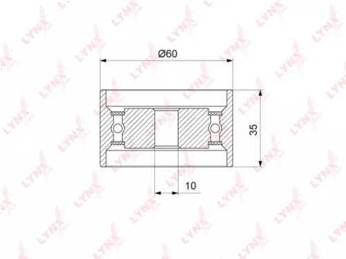 Tension pulley, timing belt