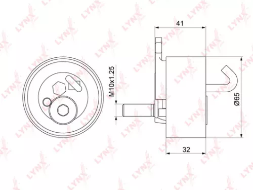 Tension pulley, timing belt