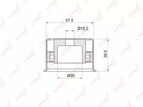 Deflection/Guide pulley, timing belt