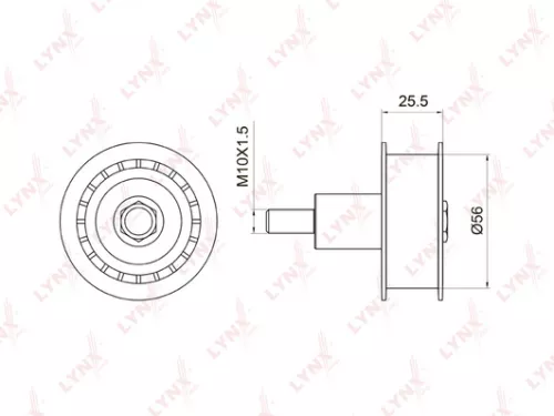 Deflection/Guide pulley, timing belt