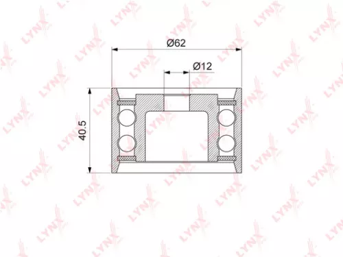 Deflection/Guide pulley (assembly), timing belt