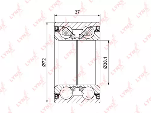 Wheel bearing, front