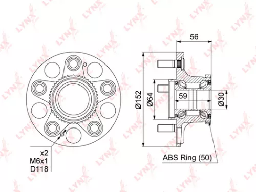 LYNXAUTO Wheel Hub (WH-1152)